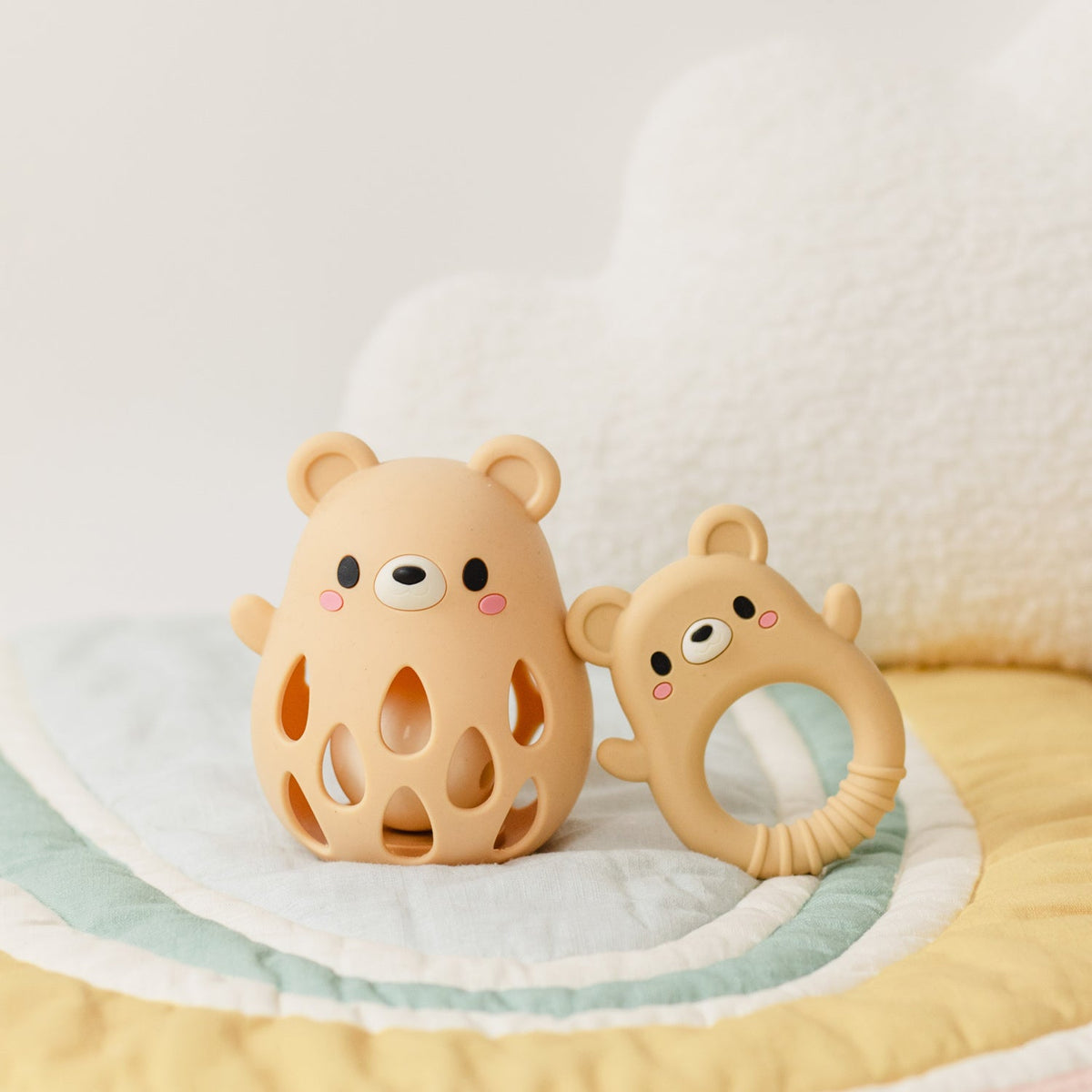 Tiger Tribe Silicone Rattle - Bear