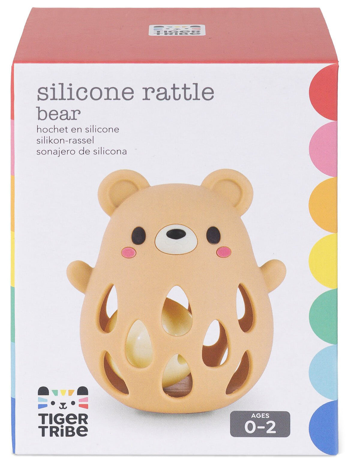 Tiger Tribe Silicone Rattle - Bear