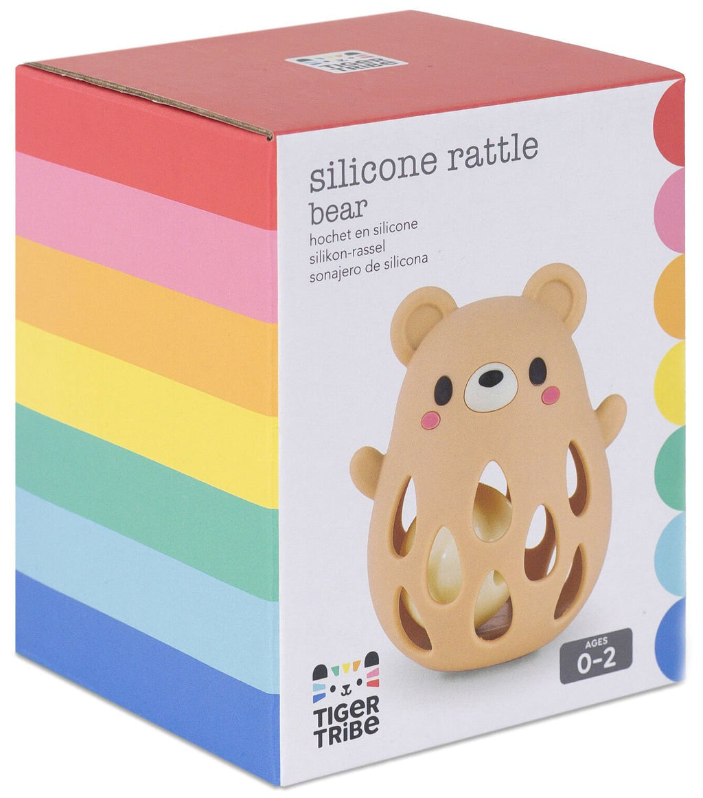 Tiger Tribe Silicone Rattle - Bear