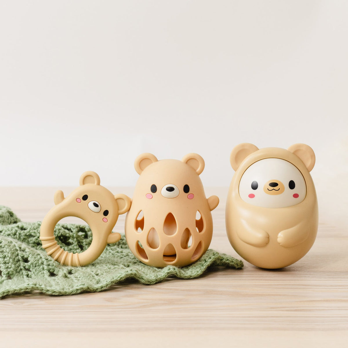 Tiger Tribe Silicone Rattle - Bear