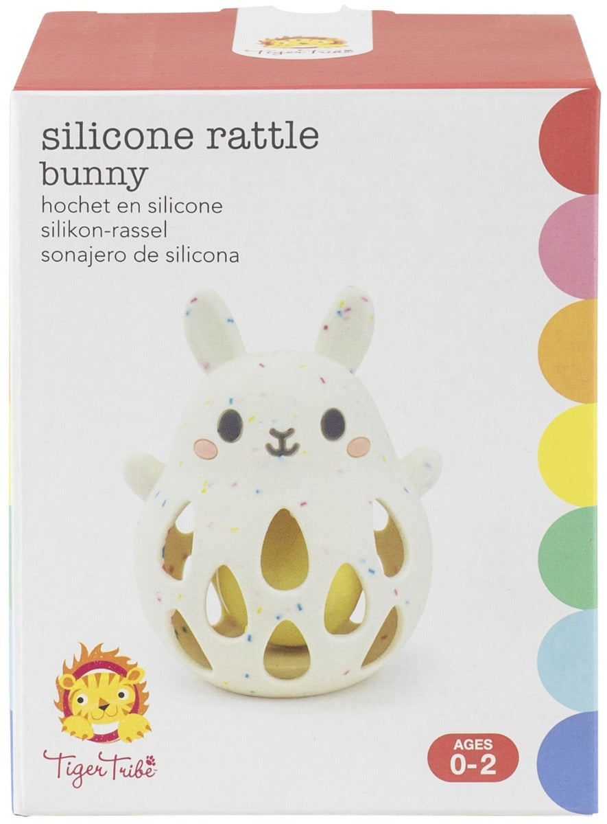 Tiger Tribe Silicone Rattle - Bunny