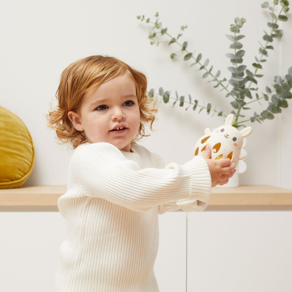 Tiger Tribe Silicone Rattle - Bunny