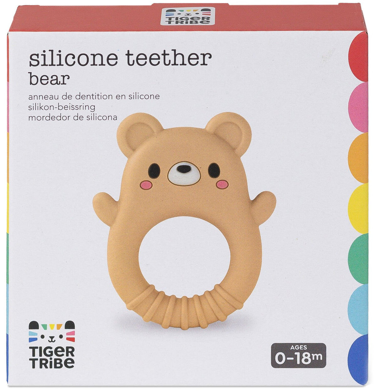 Tiger Tribe Silicone Teether - Bear