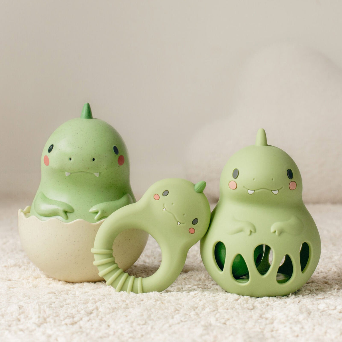 Tiger Tribe Silicone Teether - Dino