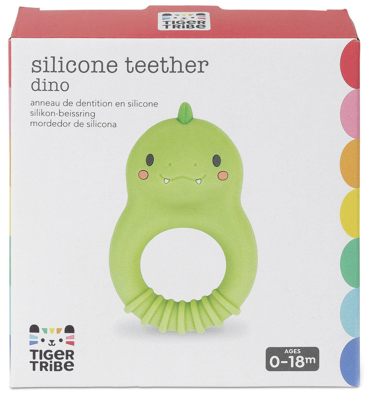 Tiger Tribe Silicone Teether - Dino