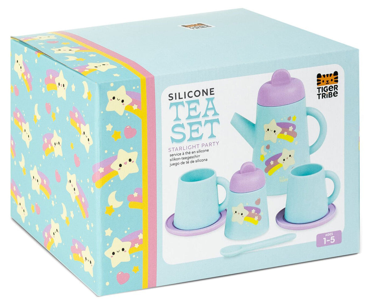 Tiger Tribe Silicone Tea Set - Starlight Party