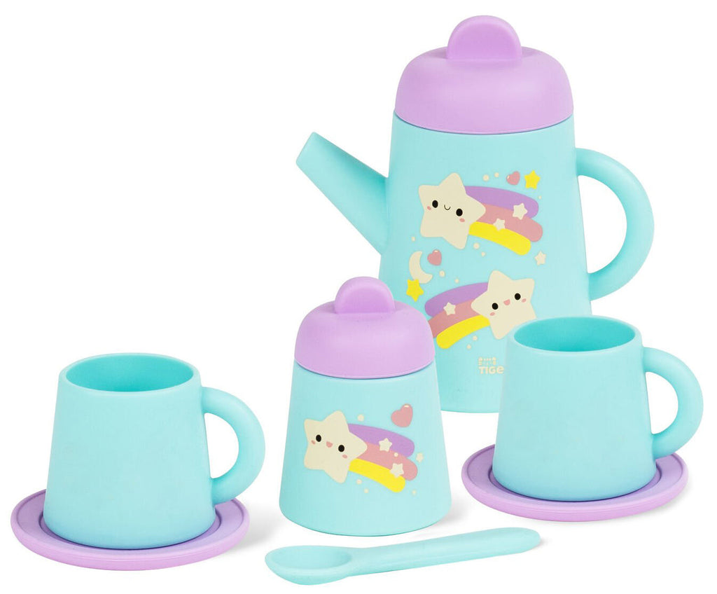 Tiger Tribe Silicone Tea Set - Starlight Party