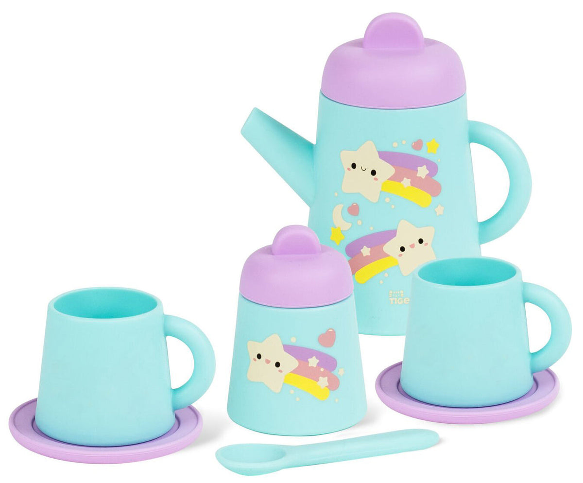 Tiger Tribe Silicone Tea Set - Starlight Party