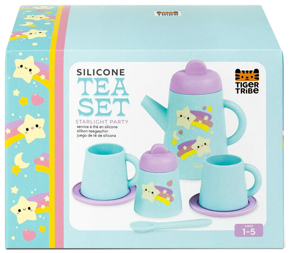 Tiger Tribe Silicone Tea Set - Starlight Party