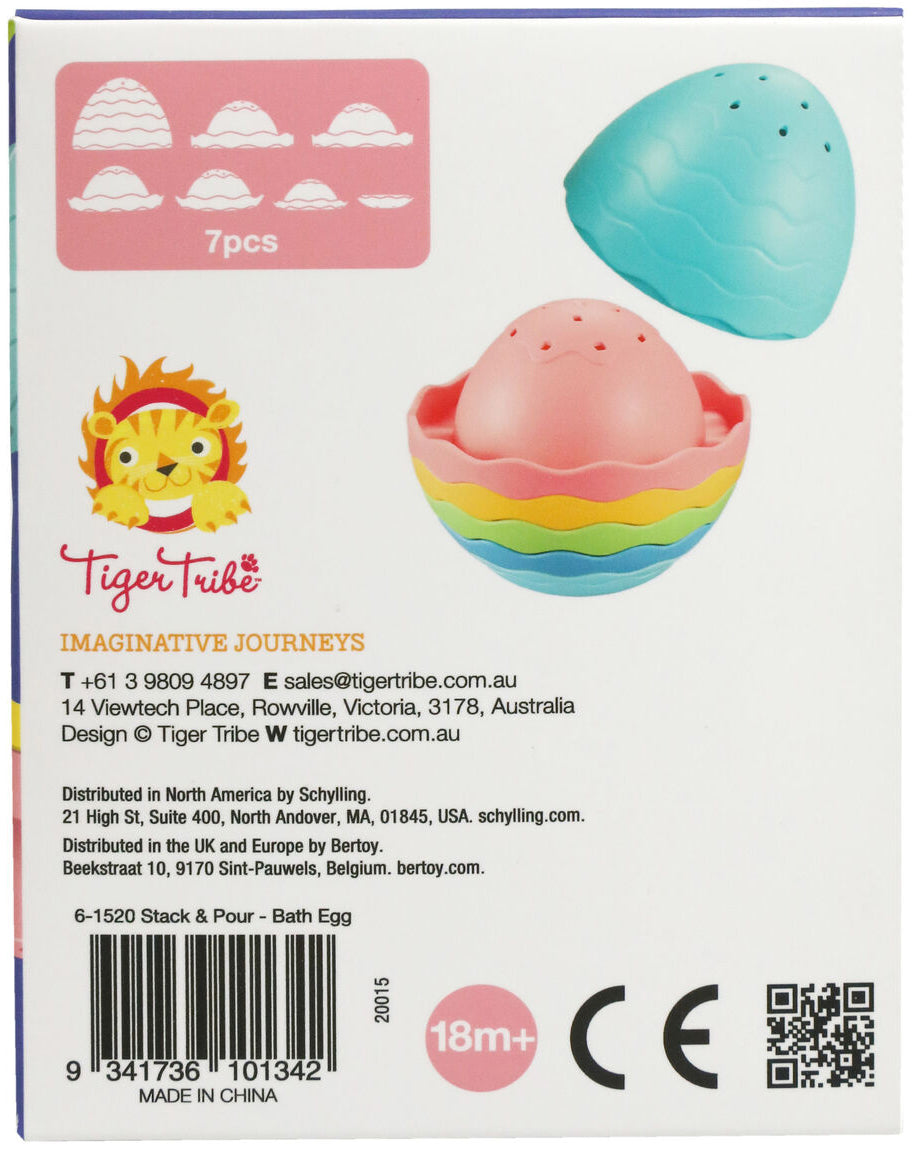 Tiger Tribe Stack & Pour - Bath Egg