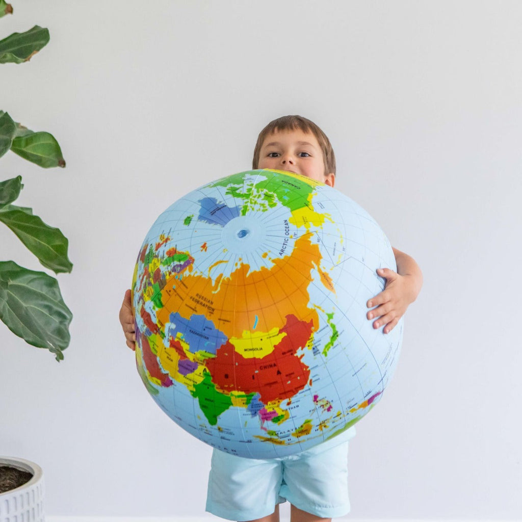 Tiger Tribe Giant Inflatable Globe (50cm)