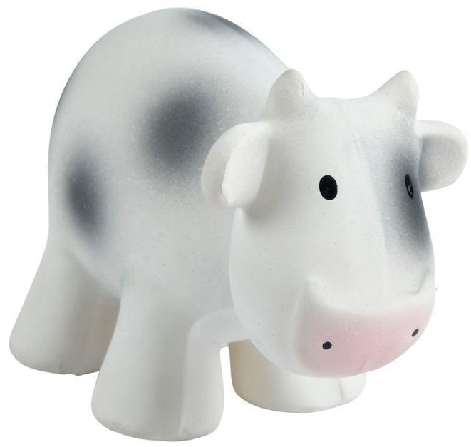 Tikiri My First Farm Animal Organic Teether Rattle - Cow