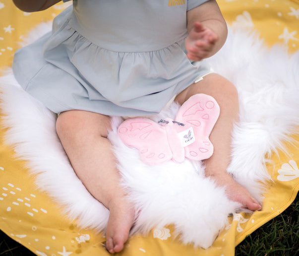 Tikiri Organic Sensory Scrunchie Toy - Butterfly