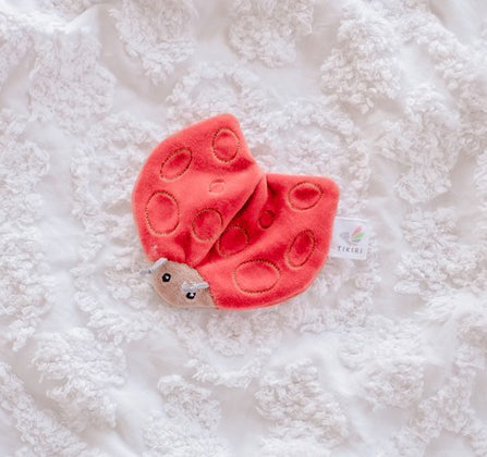 Tikiri Organic Sensory Scrunchie Toy - Ladybug