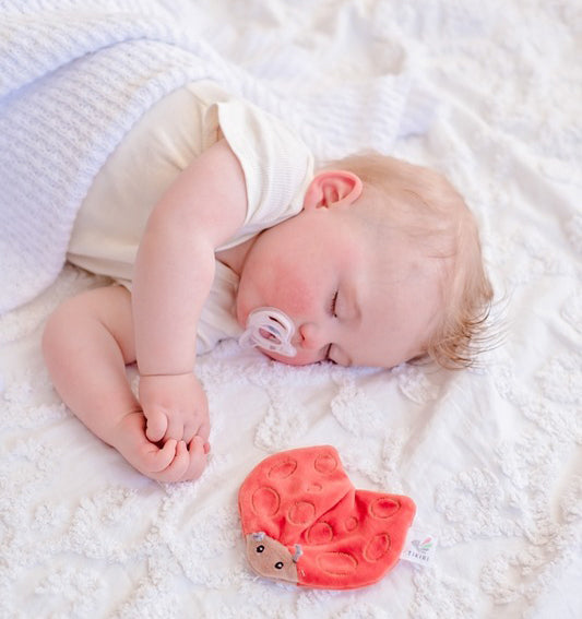Tikiri Organic Sensory Scrunchie Toy - Ladybug