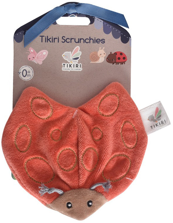 Tikiri Organic Sensory Scrunchie Toy - Ladybug