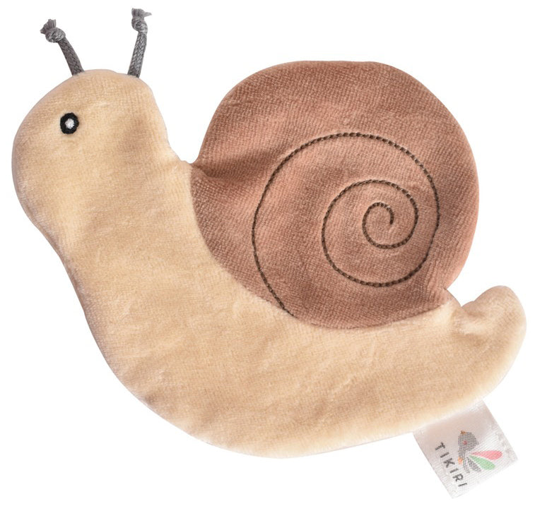 Tikiri Organic Sensory Scrunchie Toy - Snail