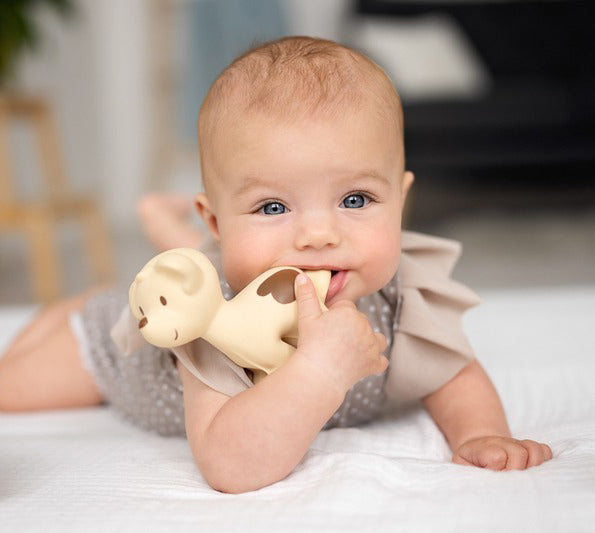 Tikiri My First Farm Animal Organic Teether Rattle - Puppy