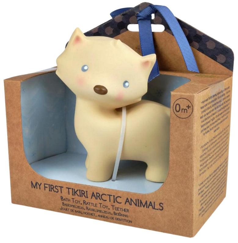 Tikiri My First Arctic Animal Organic Teether Rattle - Fox