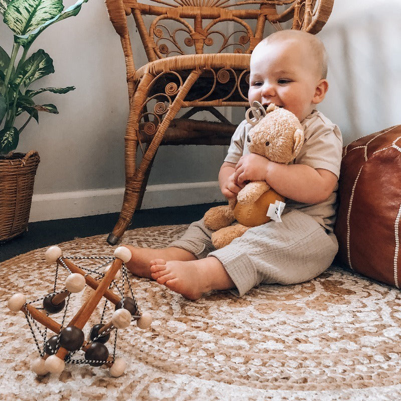 Tikiri Organic Baby Bear Plush (28cm)