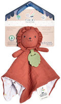 Tikiri Organic Comforter with Rubber Teether - Lion (30cm)