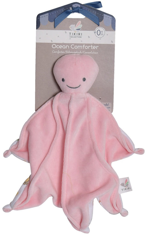 Tikiri Organic Ocean Comforter- Octopus