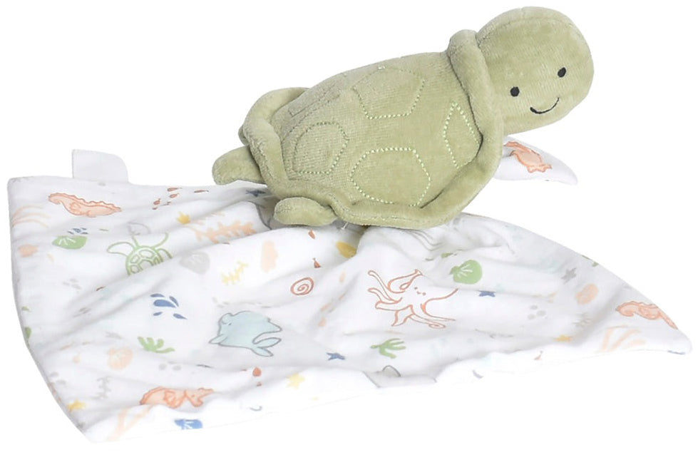 Tikiri Organic Ocean Comforter- Turtle