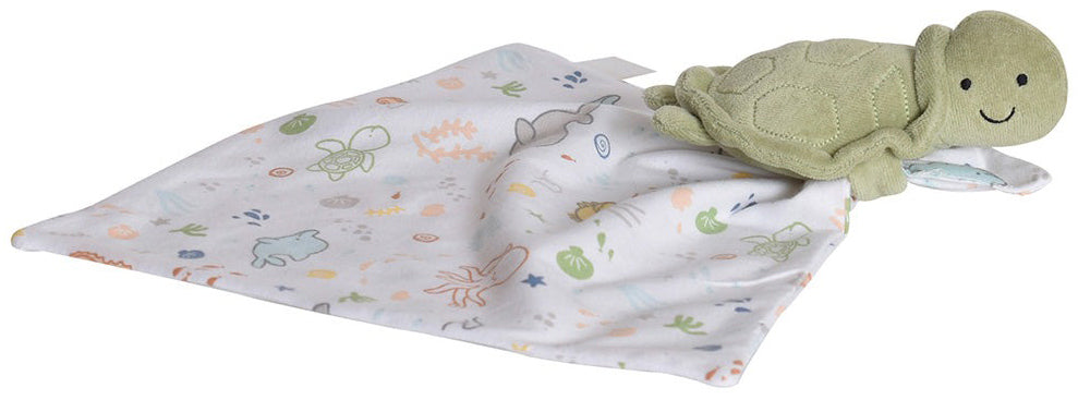 Tikiri Organic Ocean Comforter- Turtle