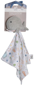 Tikiri Organic Ocean Comforter- Whale