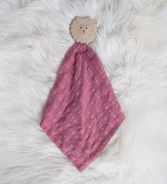 Tikiri My First Safari Organic Comforter & Teether - Lion