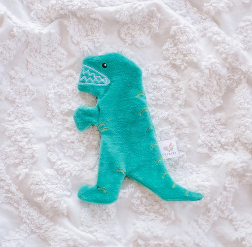 Tikiri Organic Sensory Scrunchie Toy - T-Rex