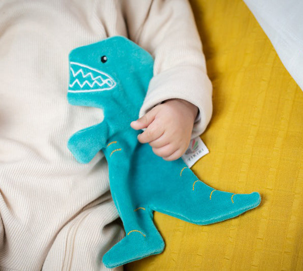 Tikiri Organic Sensory Scrunchie Toy - T-Rex