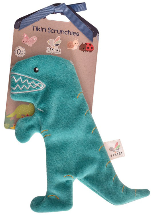 Tikiri Organic Sensory Scrunchie Toy - T-Rex