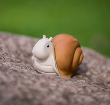 Tikiri My First Garden Friends Organic Teether Rattle - Snail
