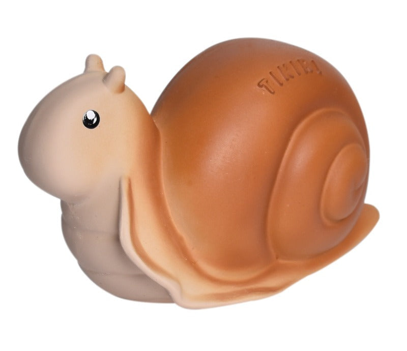 Tikiri My First Garden Friends Organic Teether Rattle - Snail