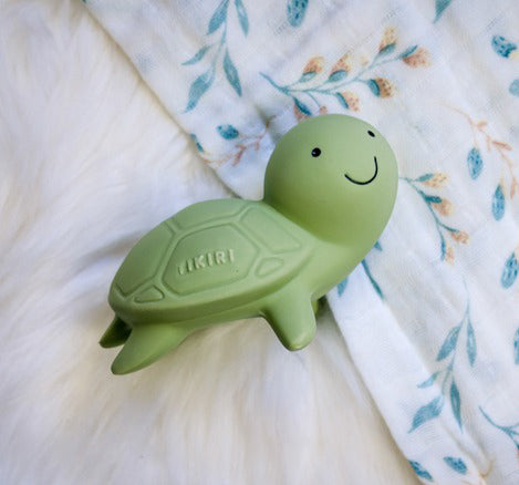Tikiri My First Ocean Buddies Organic Teether Rattle - Turtle