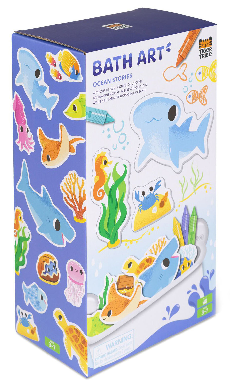 Tiger Tribe Bath Art - Ocean Stories