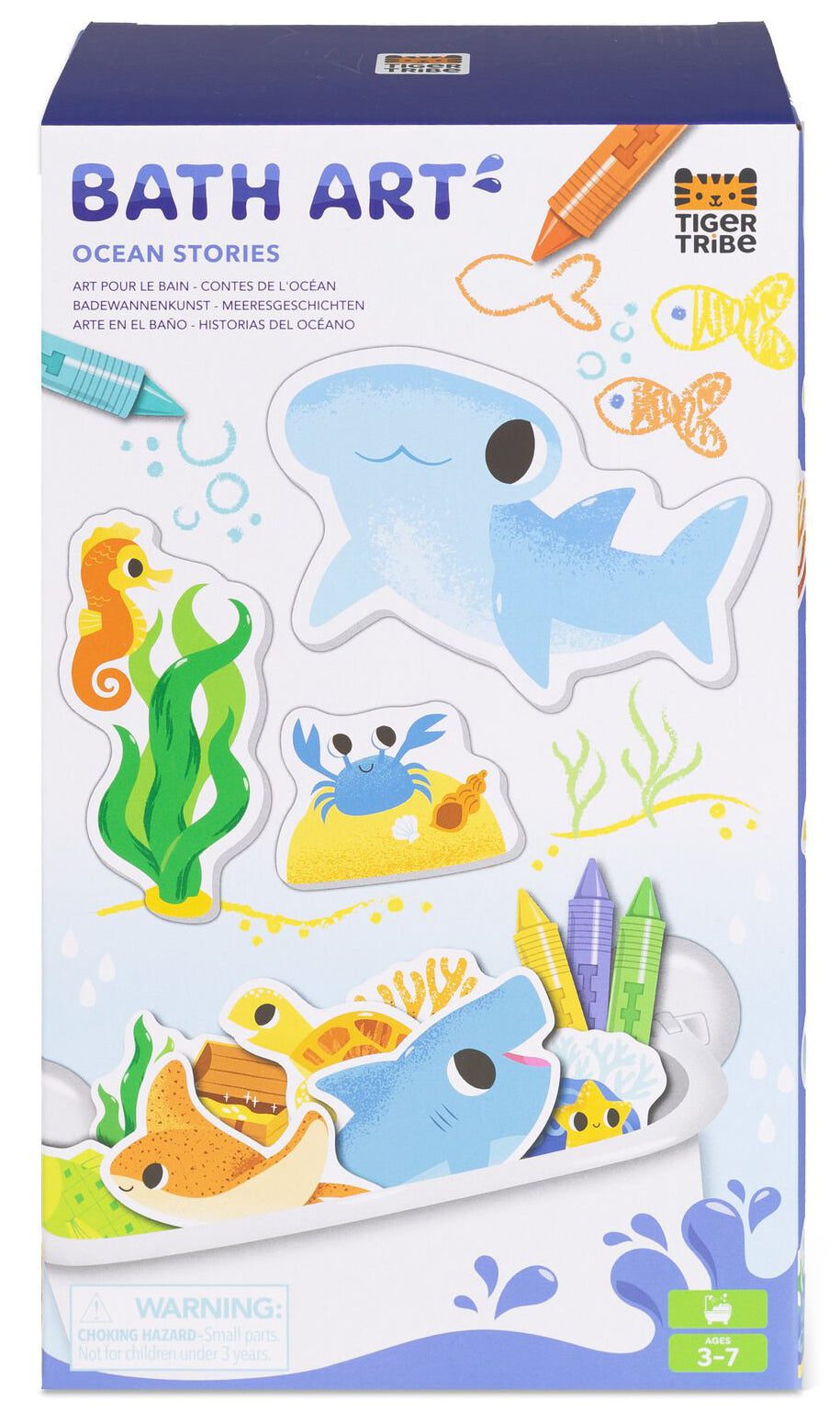 Tiger Tribe Bath Art - Ocean Stories