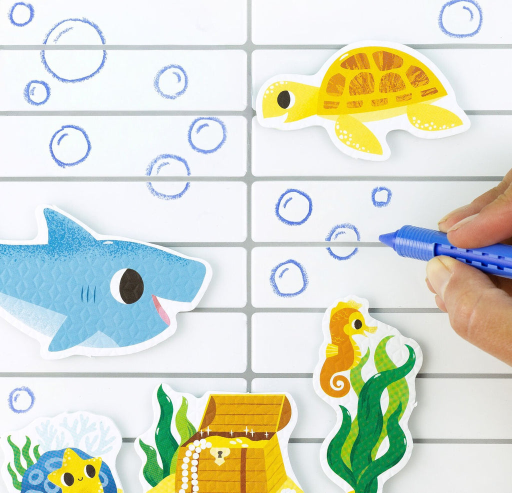 Tiger Tribe Bath Art - Ocean Stories