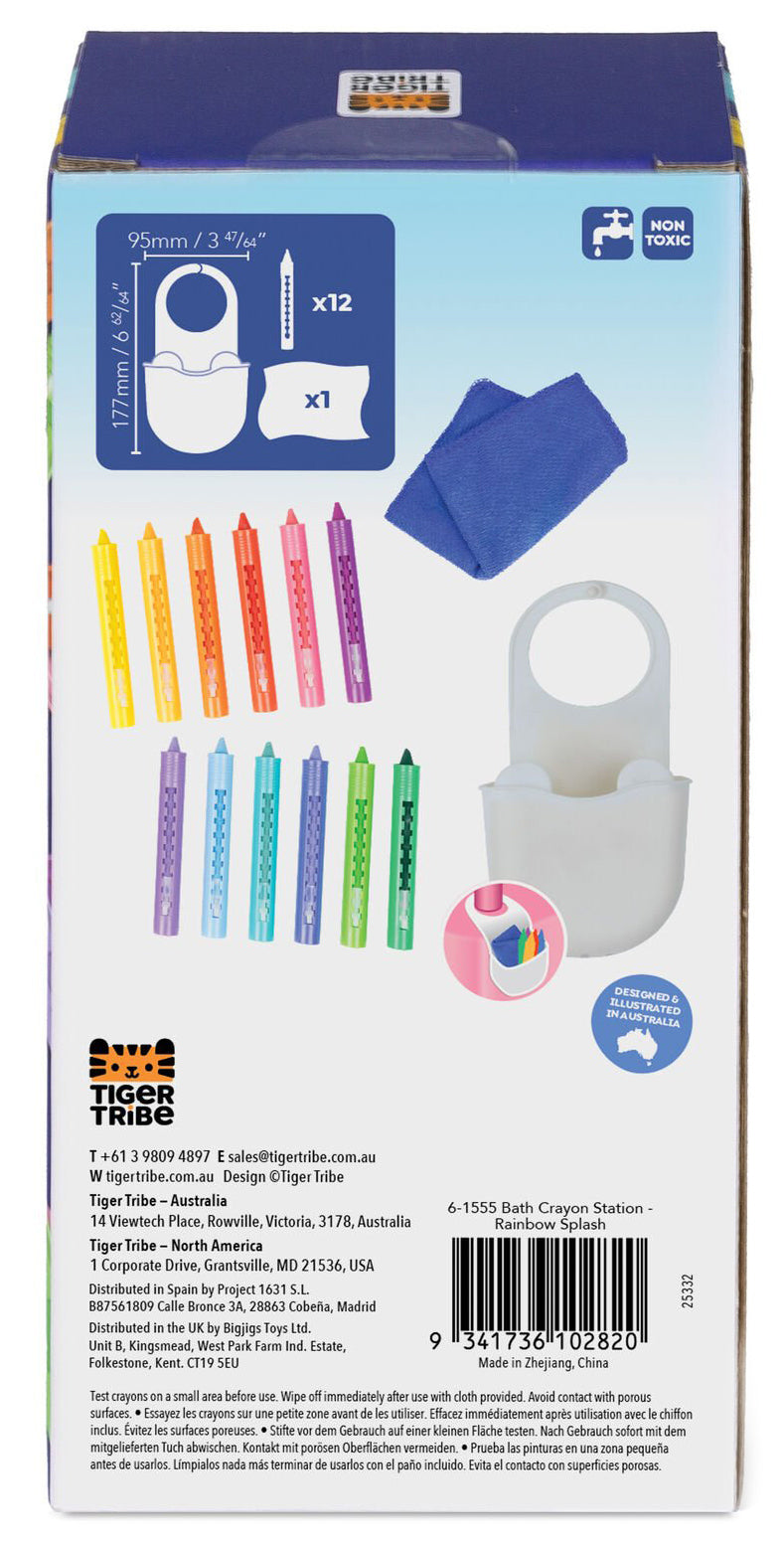 Tiger Tribe Bath Crayon Station - Rainbow Splash