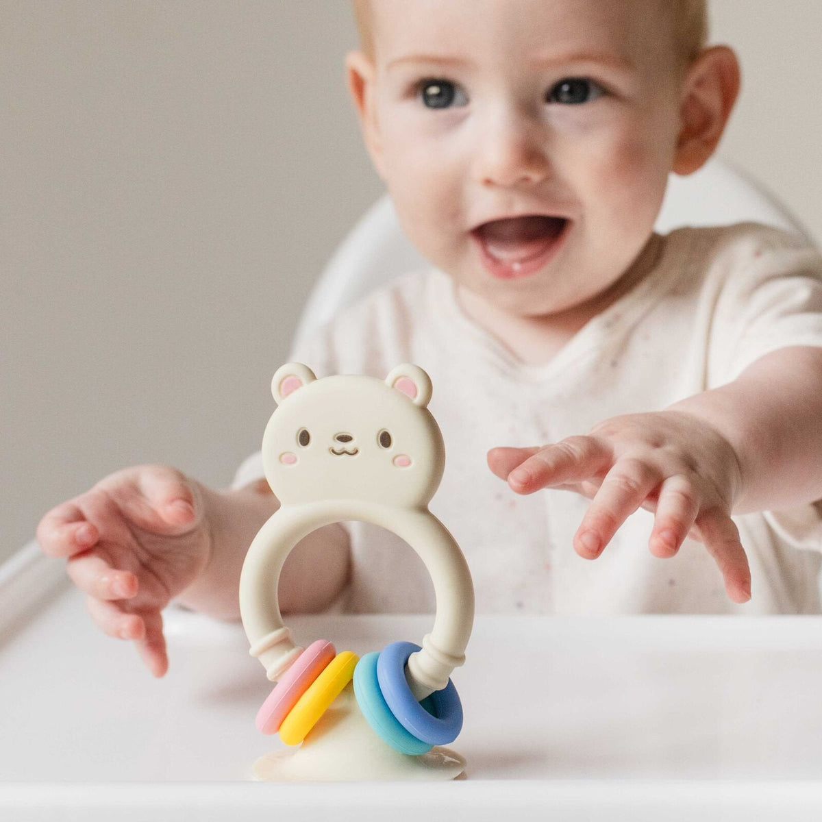 Tiger Tribe High Chair Buddy - Silicone Bear