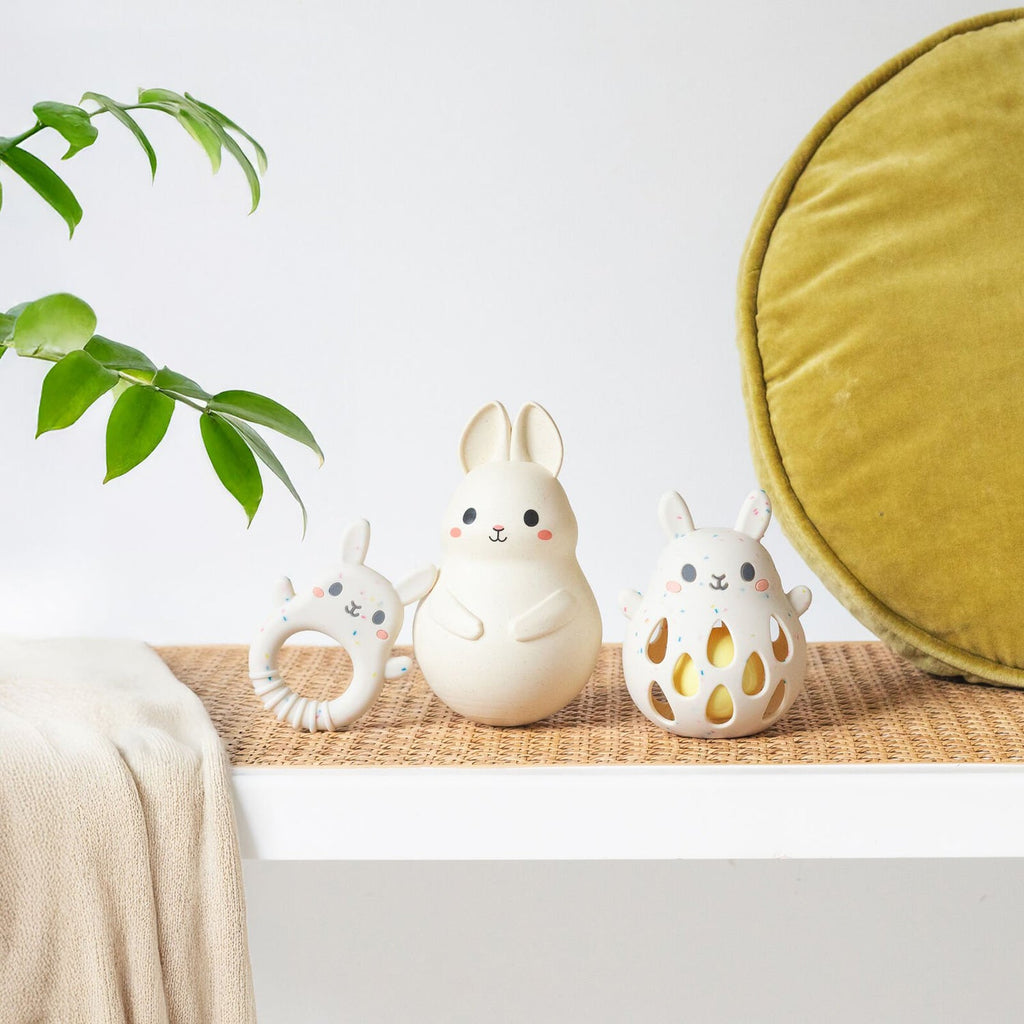 Tiger Tribe Silicone Rattle - Bunny