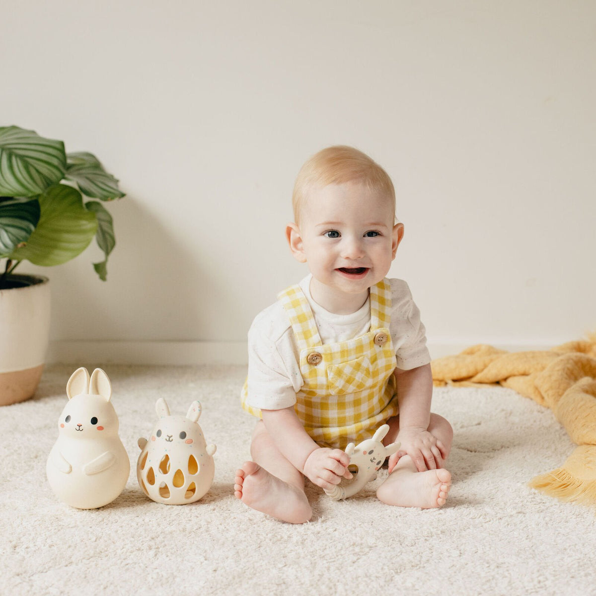 Tiger Tribe Silicone Rattle - Bunny