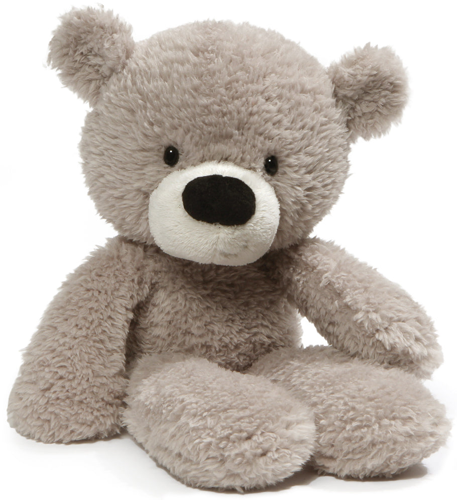 Gund Fuzzy Bear - Grey (33cm)