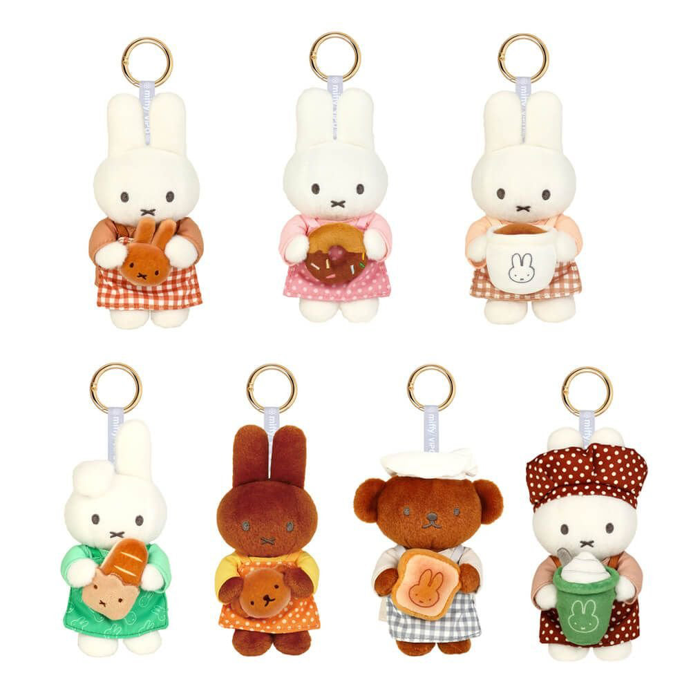 Miffy & Friends Blind Box - Bakery Plush Keychain (Bakery Series)