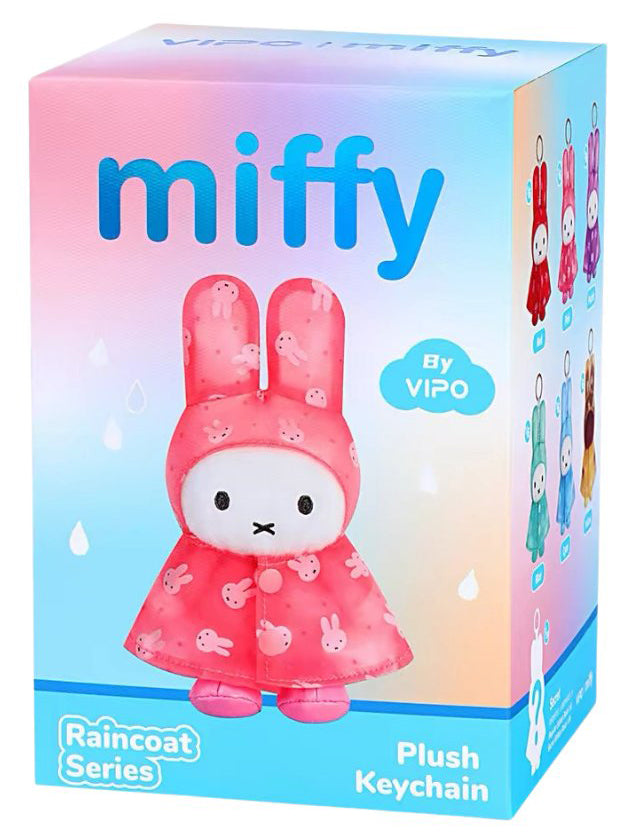 Miffy & Friends Blind Box - Raincoat Plush Keychain (Raincoat Series)