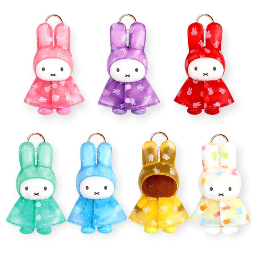 Miffy & Friends Blind Box - Raincoat Plush Keychain (Raincoat Series)