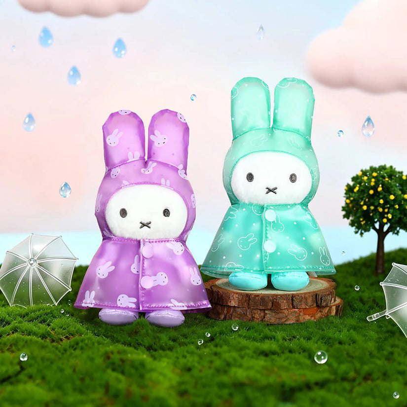 Miffy & Friends Blind Box - Raincoat Plush Keychain (Raincoat Series)