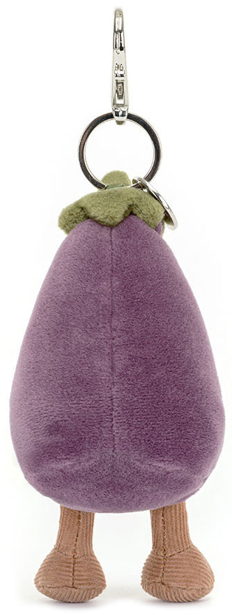 Jellycat Vivacious Eggplant Bag Charm (16cm)
