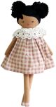 Alimrose Aggie Doll - Rose Check (45cm)